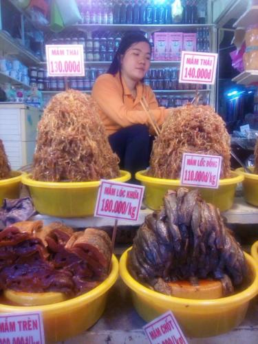 Market stall Chau Doc