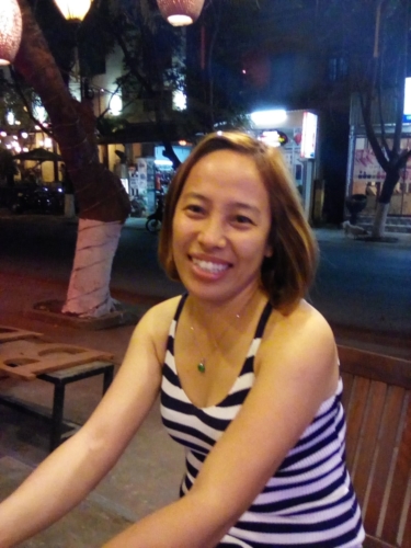 Ngu at her bar Hoi An - Quang Nam province