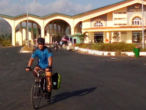 Chau Doc border crossing Cambodia into Vietnam