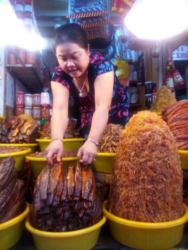 Market stall Chau Doc
