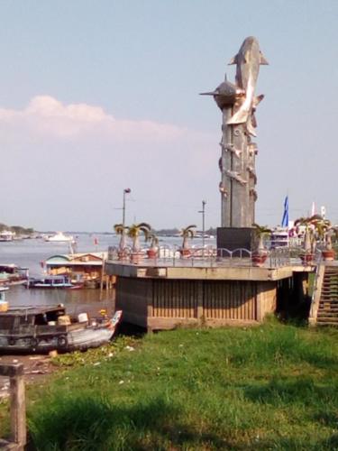 Ba Sa Fish statue Chau Doc